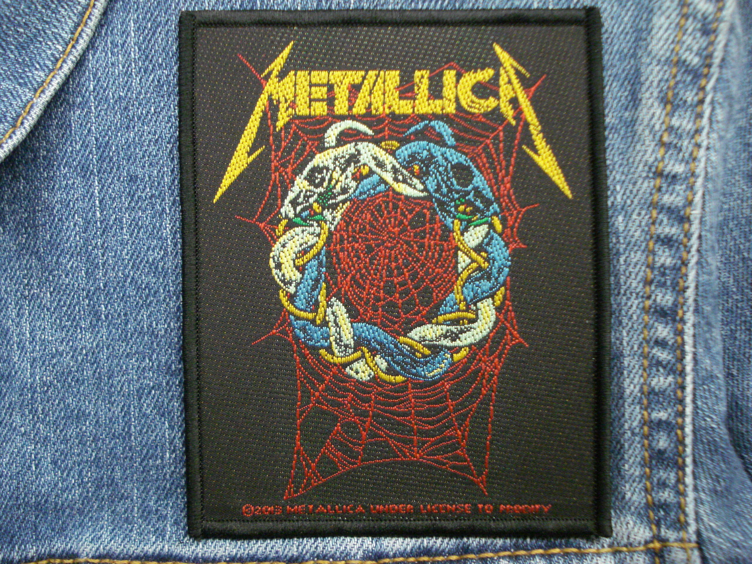 Metallica Official Woven Patch Thrash Metal Metal Devastation