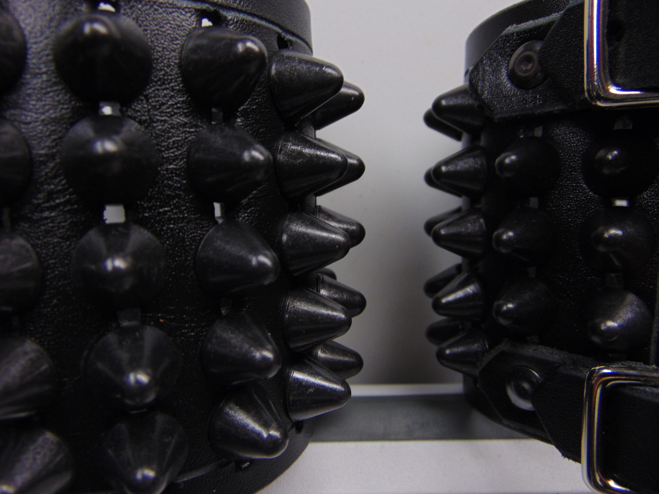 AC/DC ...LEATHER STUDDED OLD SCHOOL BRACELET (MDLB0160)