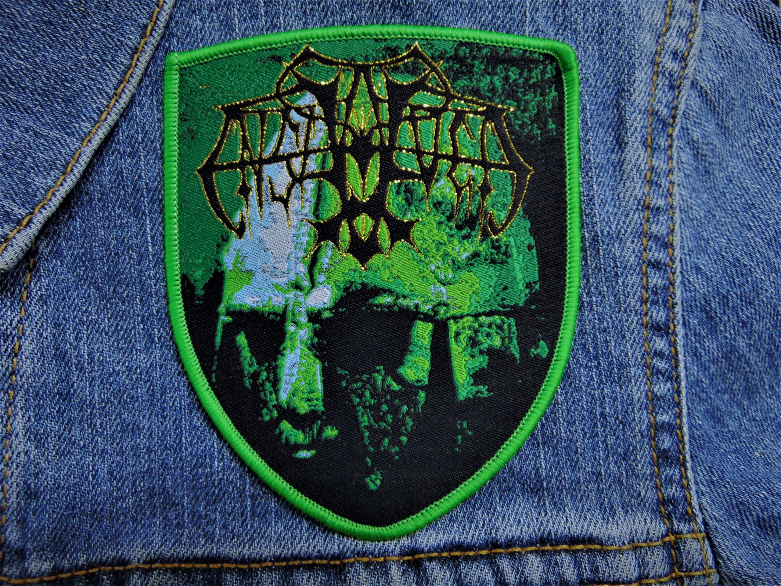 ENSLAVED Woven Patch (viking black) 3583