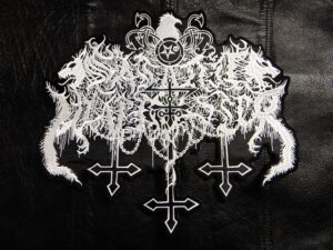 SATANIC WARMASTER... Embroidered Backpatch   (black metal)   Finland   503
