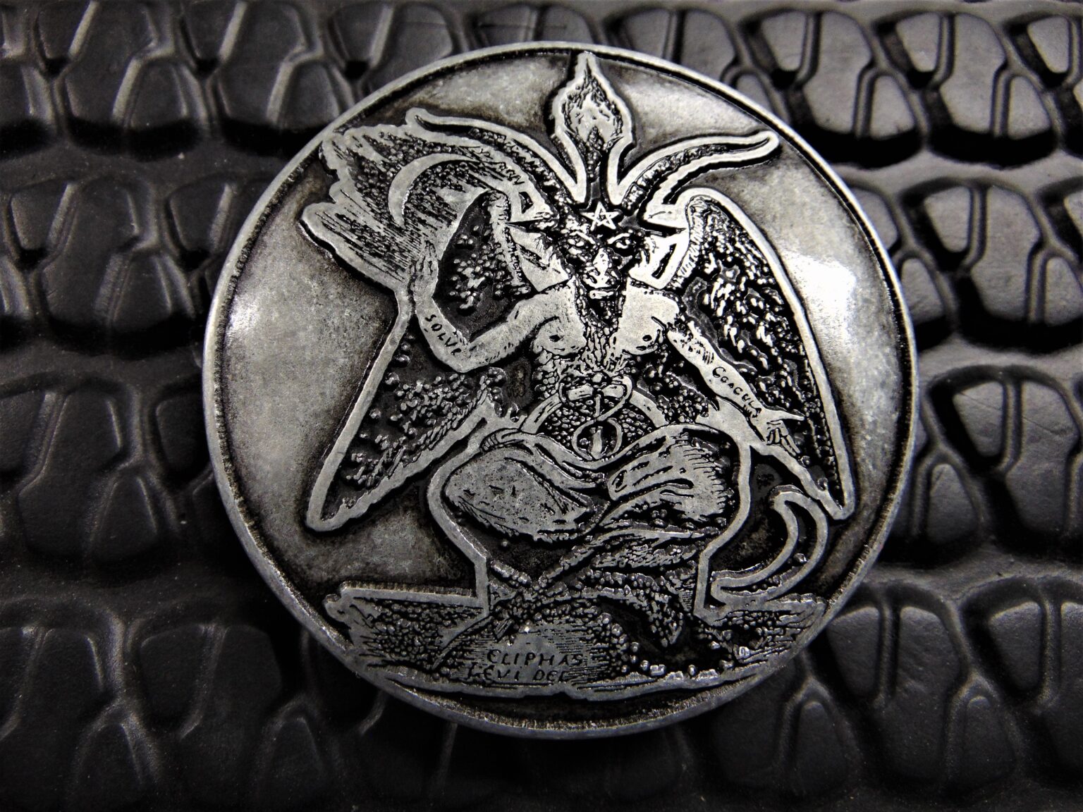 BAPHOMET GOAT Belt Buckle (satanic black) - Metal Devastation