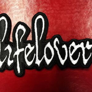 LIFELOVER...  Embroidered Patch  (depressive black)    Sweden   2815