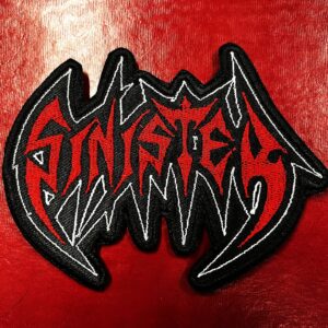 SINISTER...  Embroidered Patch  (black death)    Netherlands   520