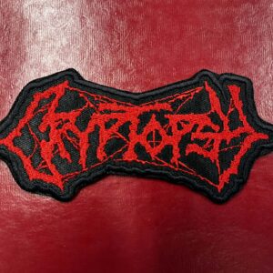 CRYPTOPSY...  Embroidered Patch   (death metal)    Canada   1628
