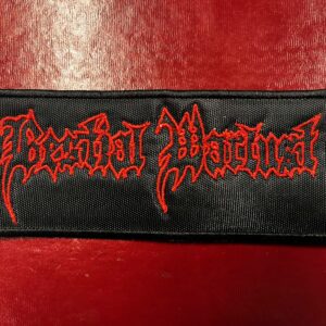 BESTIAL WARLUST... Embroidered Patch  (war metal)   Australia   3348