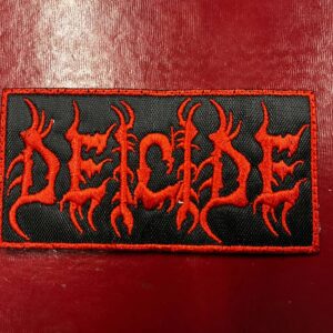 DEICIDE...  Embroidered Patch  (death metal)    U.S.A   3791