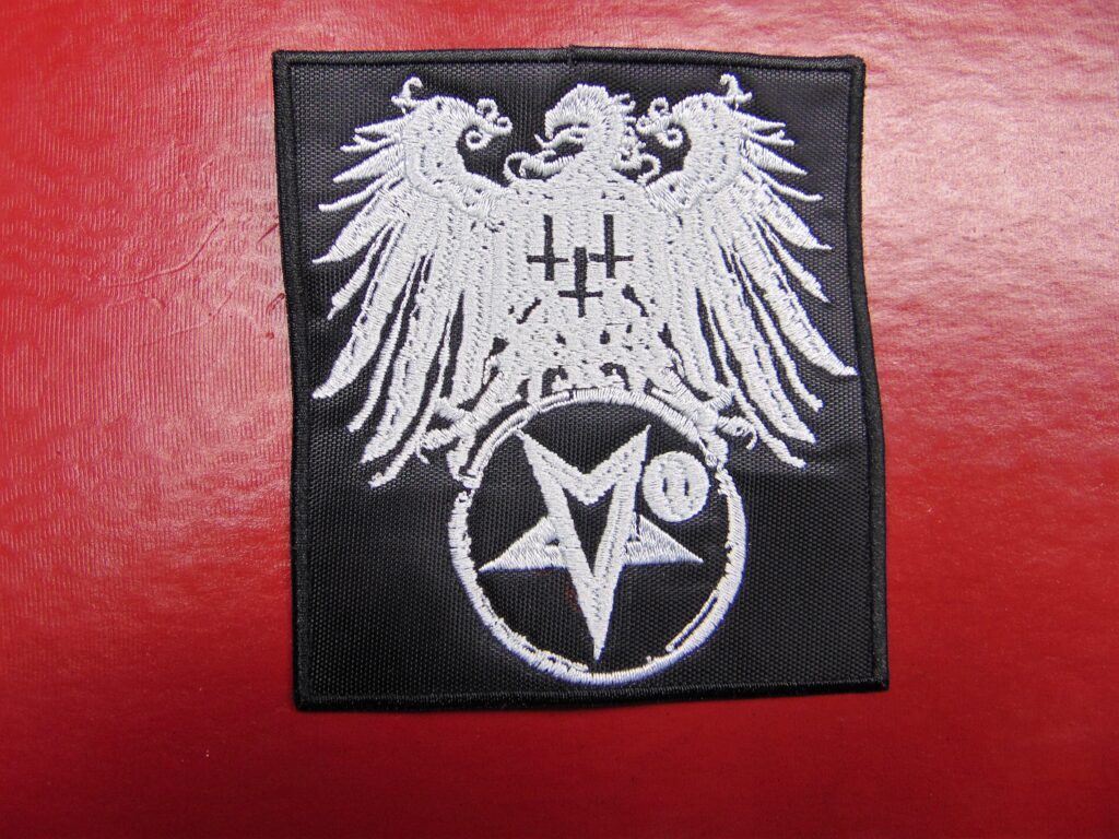 Satanic Warmaster Aufnäher - Gewebter Patch Ca. 12x10 Cm