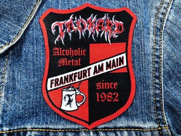 TANKARD...  Woven Patch  (thrash metal)    Germany   (2928)