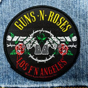 GUNS 'N' ROSES... Official Woven Patch (glam rock) U.S.A (3403)