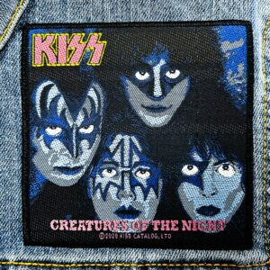 KISS...  Official Woven Patch  (hard rock)   U.S.A   (3083)