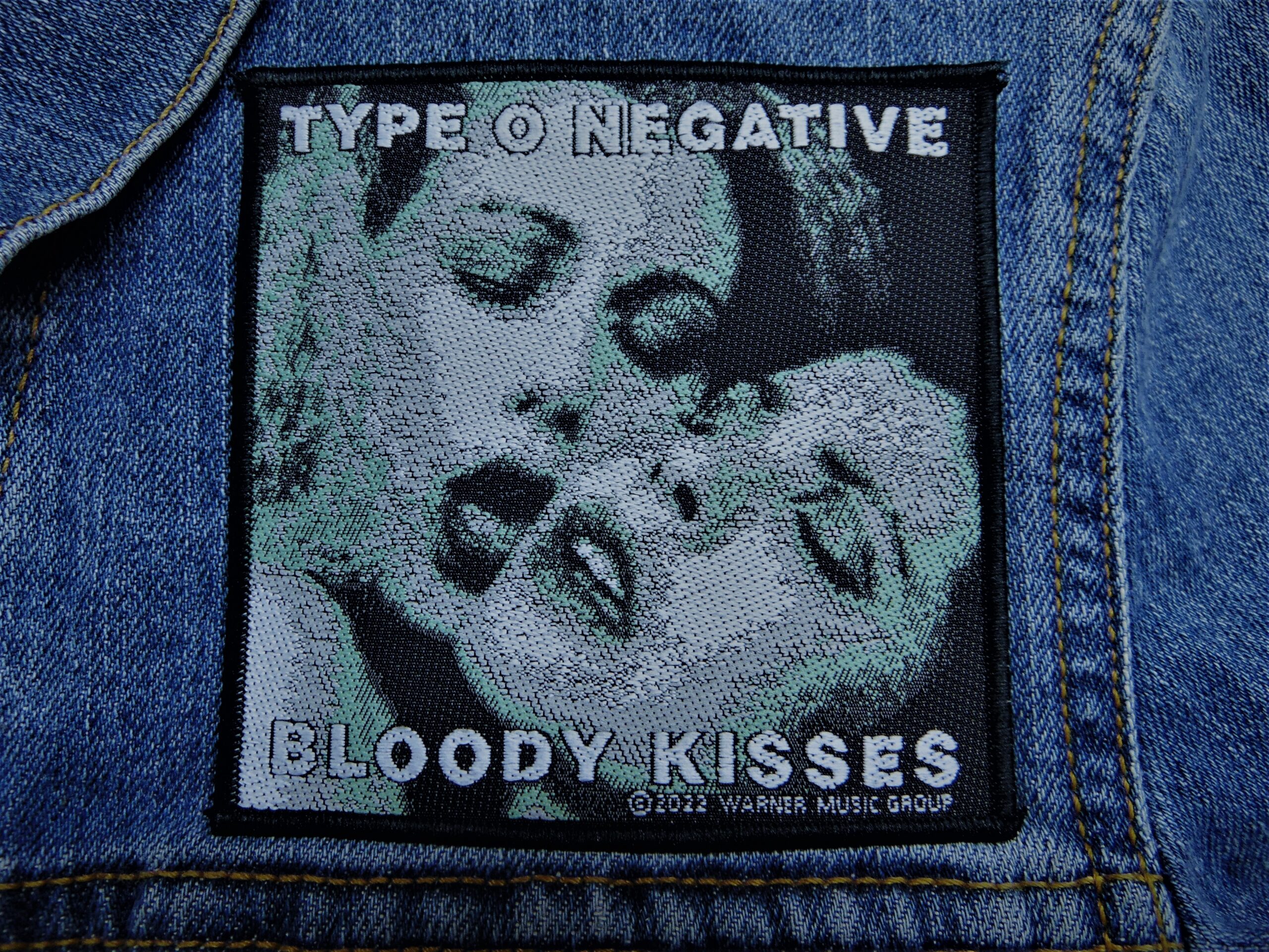 TYPE O NEGATIVE... Official Woven Patch (gothic doom) U.S.A (3954)