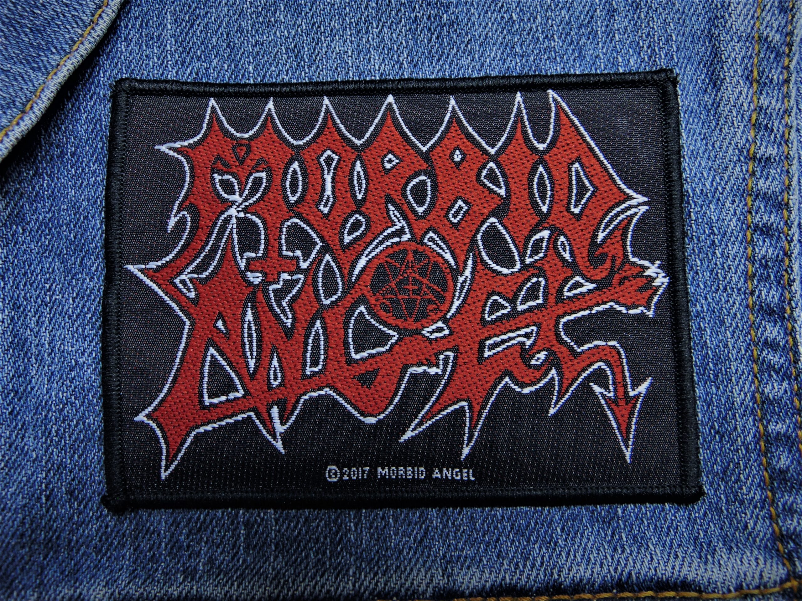 MORBID ANGEL... Official Woven Patch (death metal) U.S.A (154)