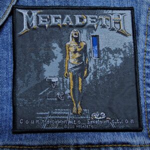 MEGADETH...  Official Woven Patch  (thrash metal)   U.S.A   (3932)