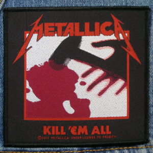 METALLICA...  Official Woven Patch  (thrash metal)   U.S.A   (1543)