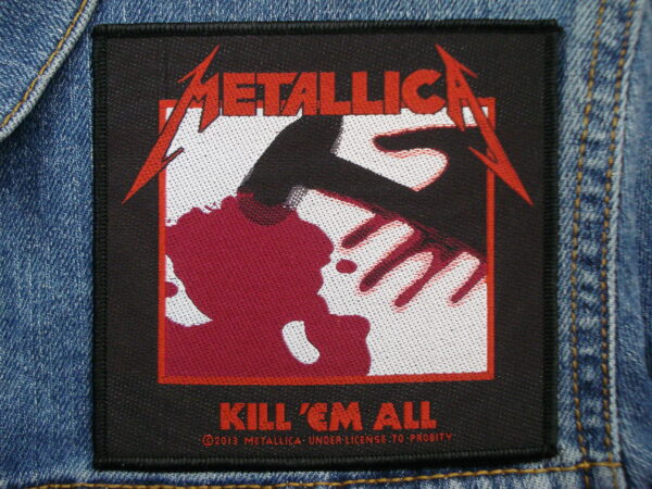 METALLICA...  Official Woven Patch  (thrash metal)   U.S.A   (1543)