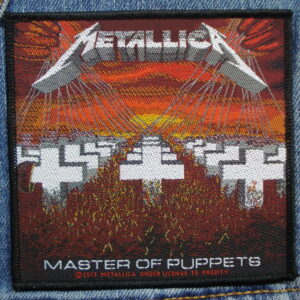 METALLICA...  Official Woven Patch  (thrash metal)   U.S.A   (1541)