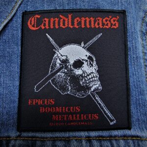 CANDLEMASS...  Official Woven Patch  (doom metal)   Sweden   (4048)