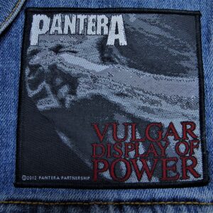 PANTERA...  Woven Official Patch  (groove metal)    U.S.A   (3089)