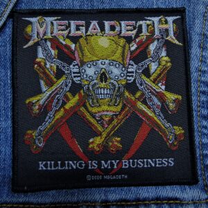 MEGADETH...  Official Woven Patch  (thrash metal)    U.S.A   (669)