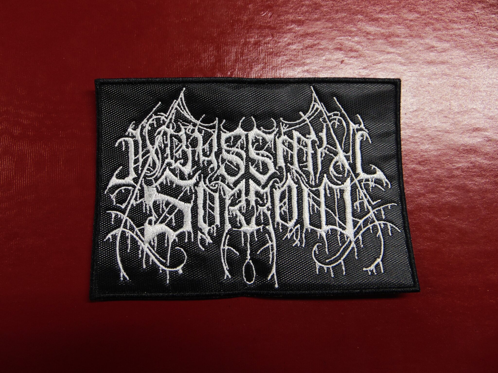 ABYSSMAL SORROW Embroidered patch (doom black) Australia 3585 - Metal ...