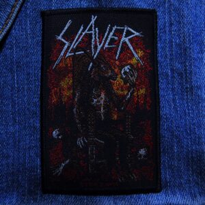 SLAYER...  Official Woven Patch  (thrash metal)    U.S.A   (696)