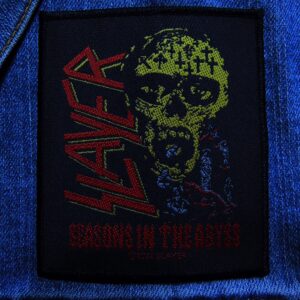 SLAYER...  Official Woven Patch  (thrash metal)    U.S.A   (2826)