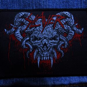 SLAYER...  Official Woven Patch  (thrash metal)    U.S.A   (1568)