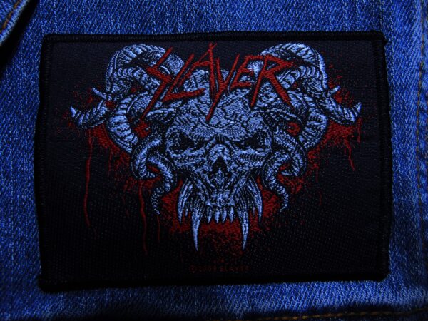 SLAYER...  Official Woven Patch  (thrash metal)    U.S.A   (1568)