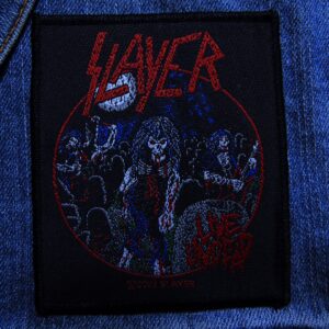 SLAYER...  Official Woven Patch  (thrash metal)    U.S.A   (867)
