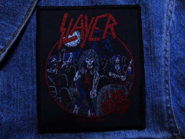 SLAYER...  Official Woven Patch  (thrash metal)    U.S.A   (867)