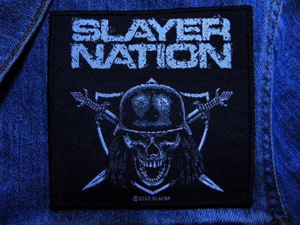 SLAYER...  Official Woven Patch  (thrash metal)    U.S.A   (1058)