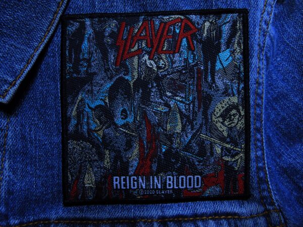 SLAYER...  Official Woven Patch  (thrash metal)    U.S.A   (644)