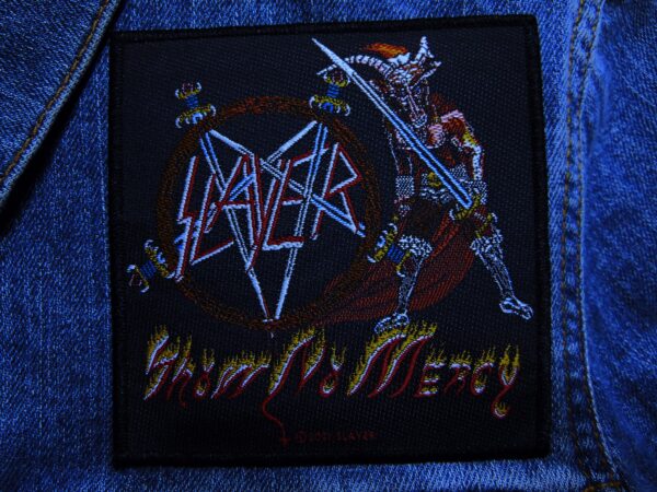 SLAYER...  Official Woven Patch  (thrash metal)    U.S.A   (923)