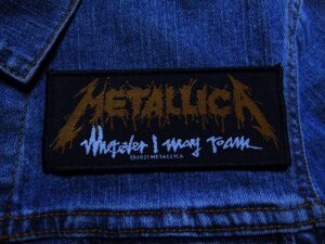 METALLICA...   Official Woven Patch   (thrash metal)   U.S.A   (RAZA004)