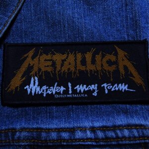 METALLICA...  Official Woven Patch  (thrash metal)   U.S.A   (4176)