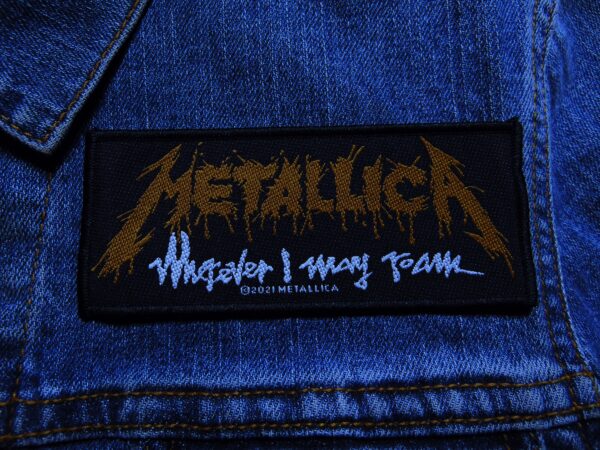 METALLICA...  Official Woven Patch  (thrash metal)   U.S.A   (4176)