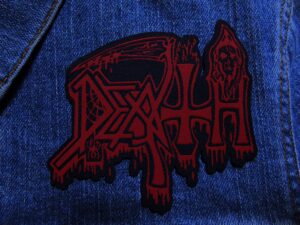 DEATH...  Official Woven Patch  (death thrash)   U.S.A.   (1991)