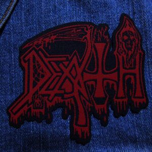 DEATH...  Official Woven Patch  (death thrash)   U.S.A.   (1991)