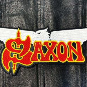 SAXON...   Embroidered Backpatch (nwobhm)   U.K   653
