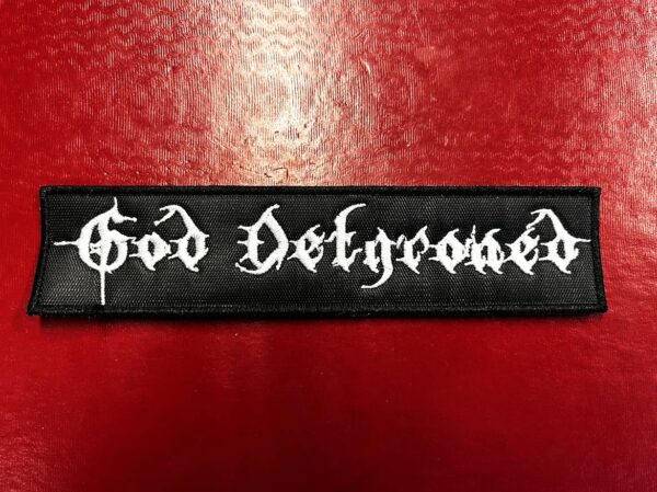 GOD DETHRONED...   Embroidered Patch   (death metal)   Netherlands   4159