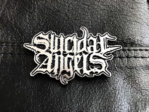 SUICIDAL ANGELS...  Metal Pin / Badge  (death metal)   Greece   736