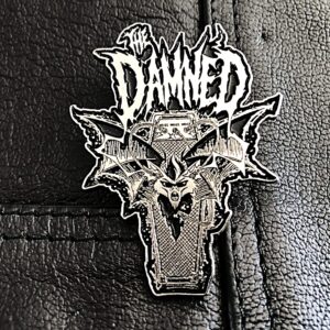 THE DAMMED...  Metal Pin / Badge  (gothic punk)  U.K   730