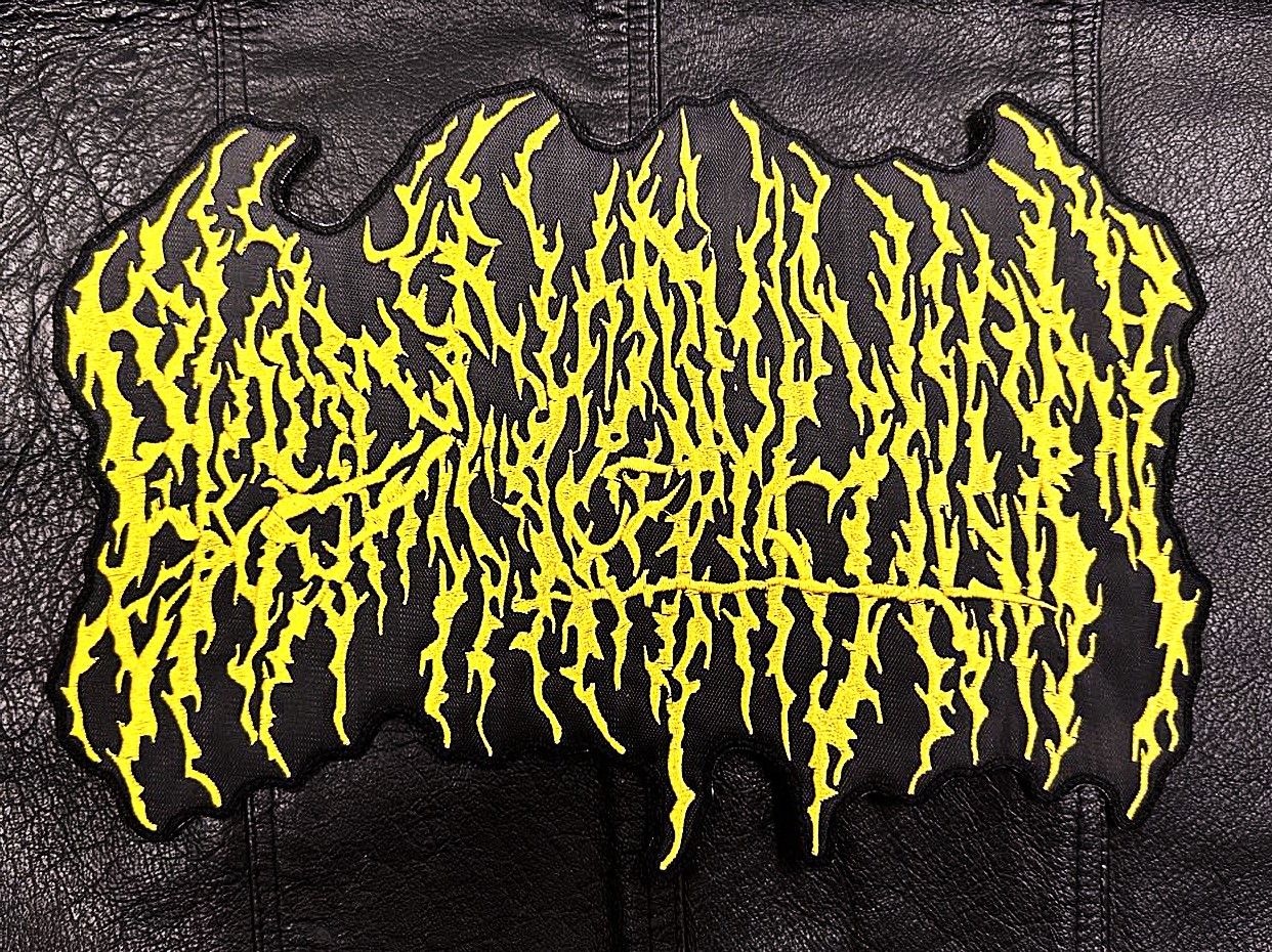 BLOOD INCANTATION... Embroidered Backpatch (death metal) U.S.A 506