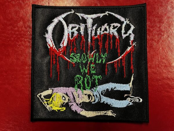 OBITUARY...  Embroidered Patch  (death metal)    U.S.A   4214