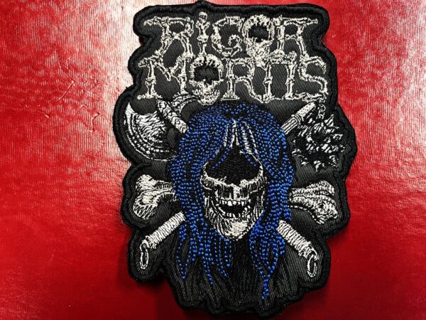 RIGOR MORTIS...  Embroidered Patch  (death thrash)    U.S.A  4230