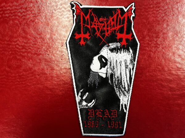 MAYHEM...  Embroidered Patch  (black metal)    Norway   4231