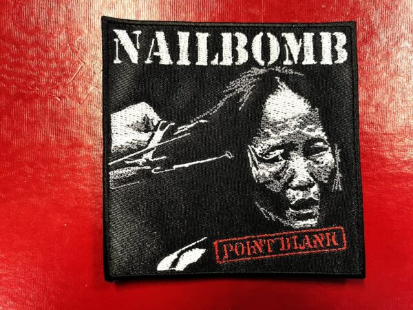 NAILBOMB...  Embroidered Patch  (industrial metal)    U.S.A   4223