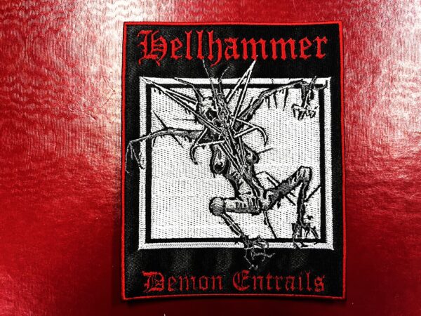 HELLHAMMER...  Embroidered Patch  (epic black)    Switzerland   4226