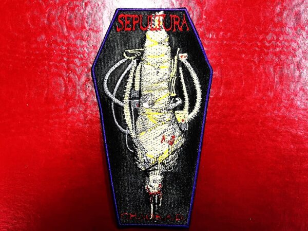 SEPULTURA...  Embroidered Patch  (death thrash)    Brazil   4245