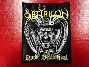SATYRICON...  Embroidered Patch  (black metal)    Norway   4235